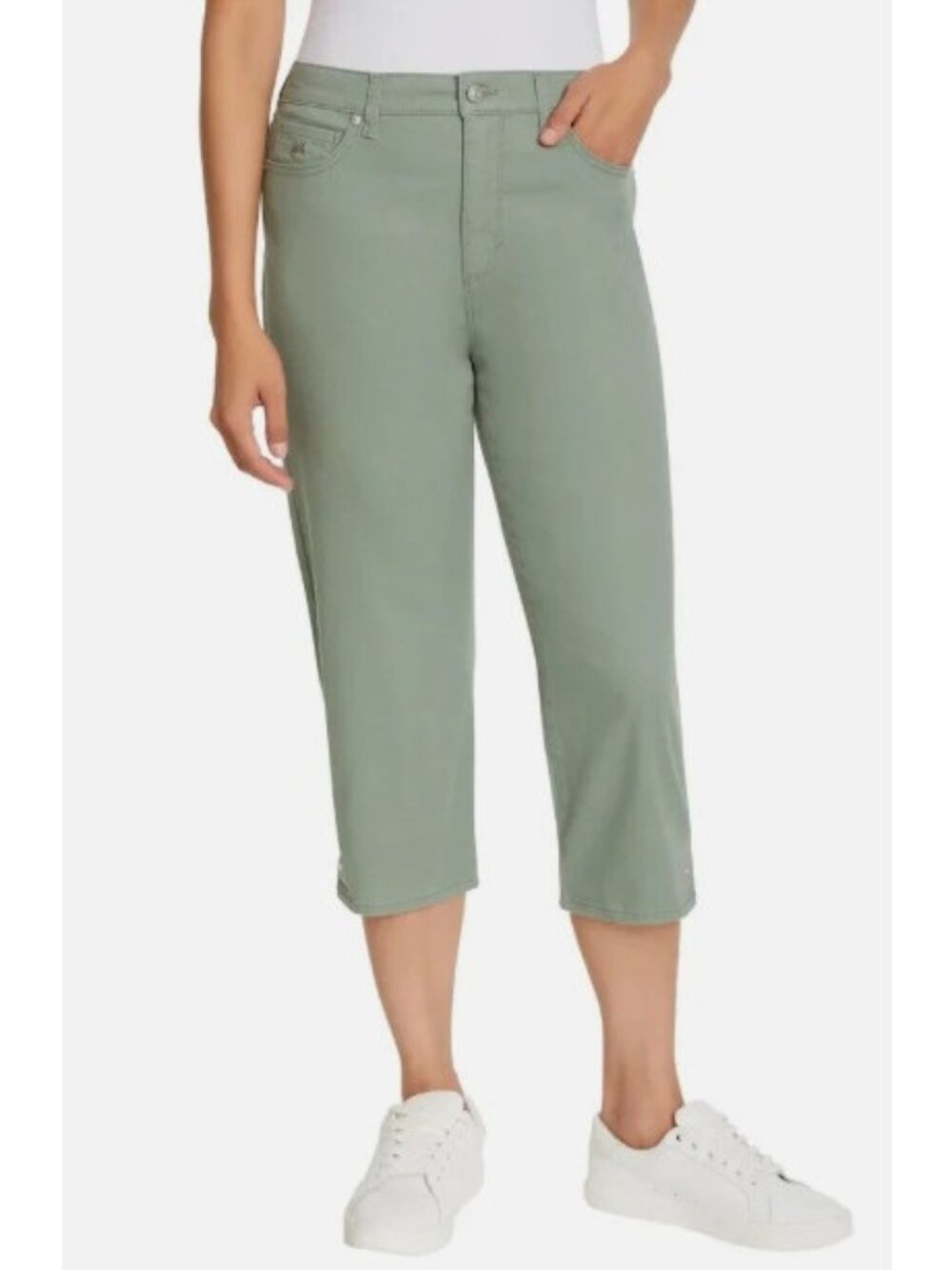 Gloria Vanderbilt Women's Amanda Cloud Twill Capri-Size 10-NWOT